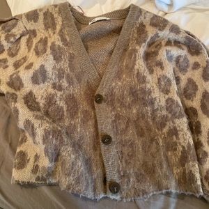 Zara knit crop cardigan